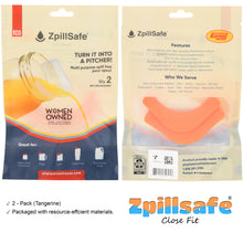 Load image into Gallery viewer, zpillsafe close fit silicone funnel is packaged with resource-efficient materials
