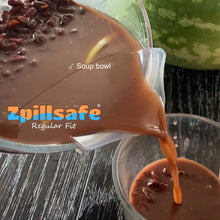 Load image into Gallery viewer, zpillsafe regular fit kitchen funnel helps to pour onto soup bowl
