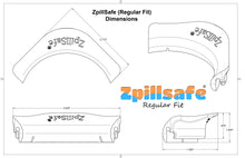 Load image into Gallery viewer, zpillsafe regular fit flexible funnel size dimensions layout plan
