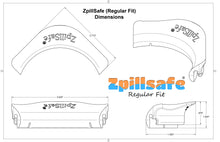 Load image into Gallery viewer, zpillsafe regular fit flexible funnel size dimensions layout plan