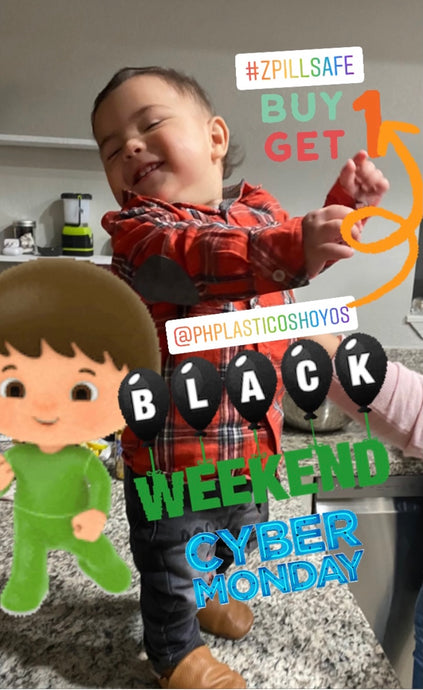 #blackweekend #blackfriday #sale #cybermonday #promotion #zpillsafe #buy1get1free