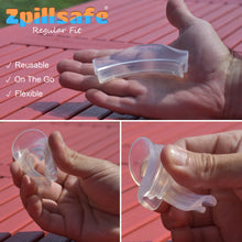 Load image into Gallery viewer, zpillsafe regular fit silicone funnel is reusable, on the go and flexible 
