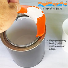 Load image into Gallery viewer, ZpillSafe® Close Fit 2-Pack Silicone Made Innovative Kitchen Paint Funnel for 2”- 4” Size Diameter Thin Wall Liquid Containers, Patented Reusable Made in USA
