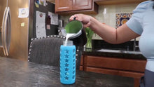 Load and play video in Gallery viewer, ZpillSafe® Regular Fit 2-Pack Silicone Made Innovative Pitcher Funnel for 2”- 4” Size Diameter Regular Wall Liquid Containers, Patented Reusable Home Kitchen Gadget, Clear
